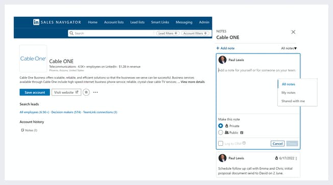มีอะไรใหม่ใน LinkedIn Sales Navigator