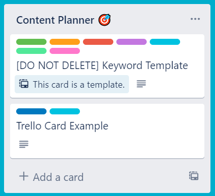 contoh daftar trello