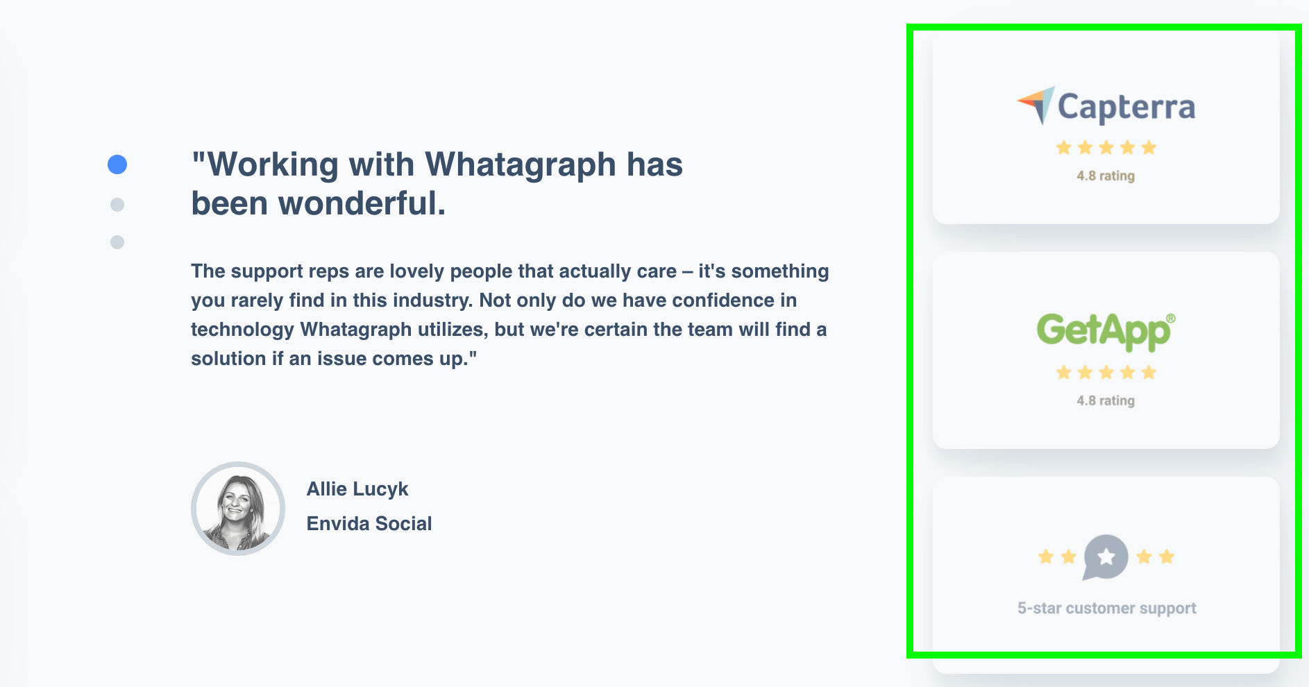 고객이 남긴 리뷰입니다.