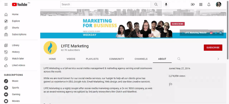 YouTubeで5万人のチャンネル登録者