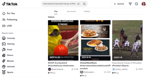 팬케이크의 국제 유령의 집