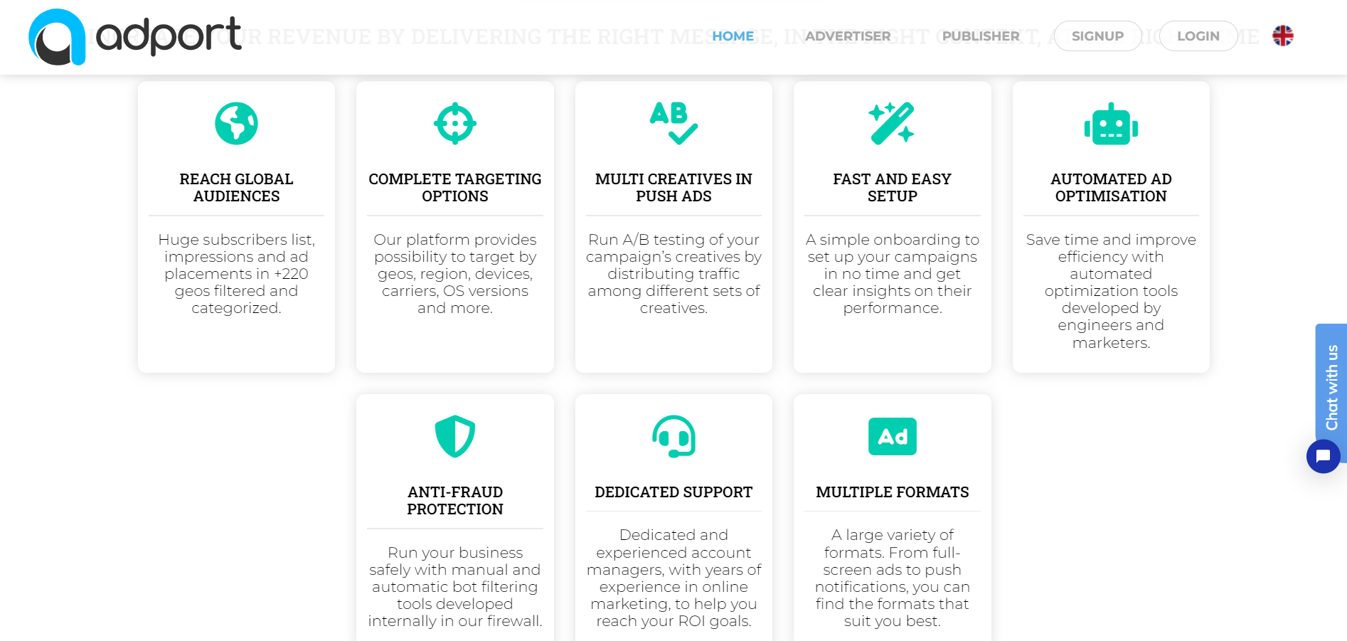 Adport.io - Formats d'annonces pris en charge