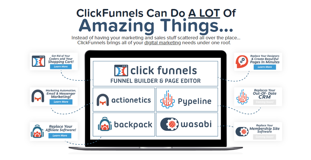 ClickFunnels - Alternative à OptimizePress