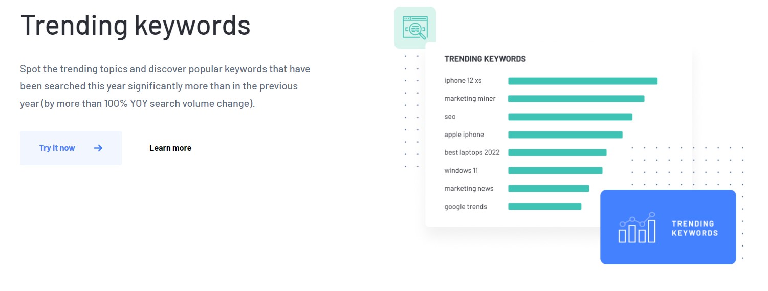 Маркетинговое исследование ключевых слов Miner