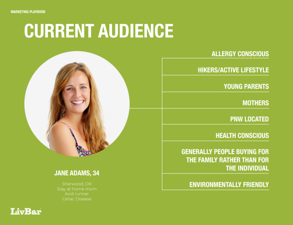 LivBar Audience Persona 샘플의 스크린샷