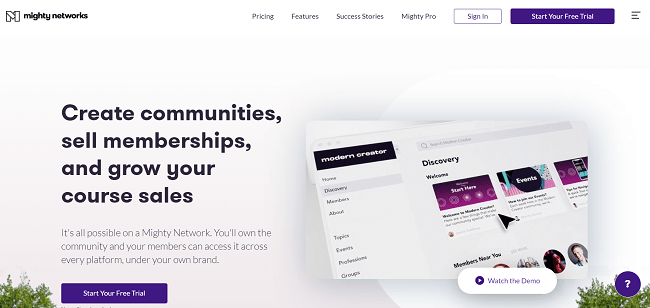 الصفحة الرئيسية لشبكات مايتي نتوركس