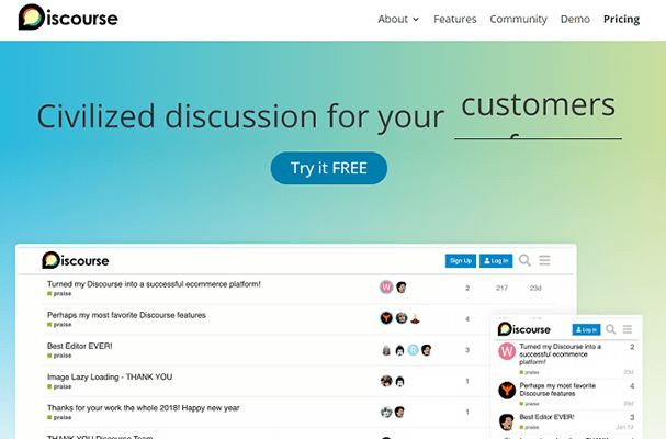 الصفحة الرئيسية للخطاب