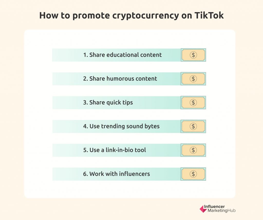 Promovați cripto pe TikTok
