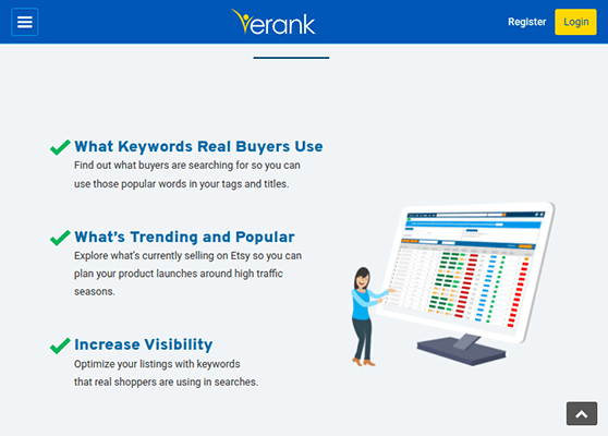 erank page d'accueil