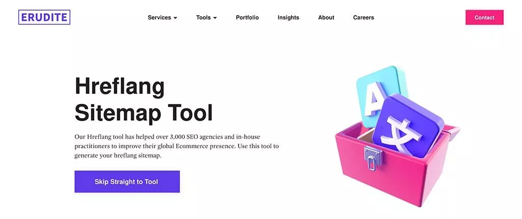 Erudite 的 hreflang 站點地圖工具