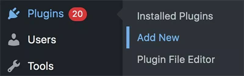 插件 > 添加新的