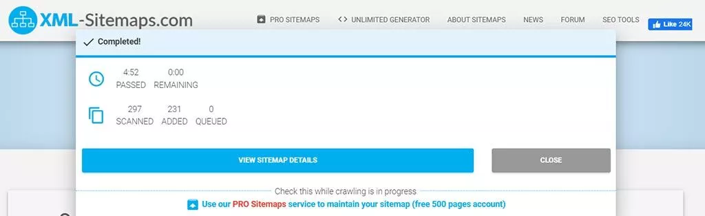 查看站點地圖詳細信息