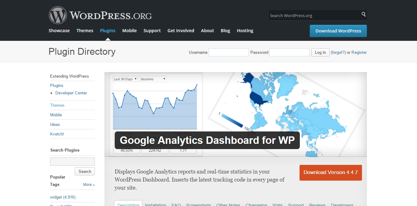Google Analytics for WordPress