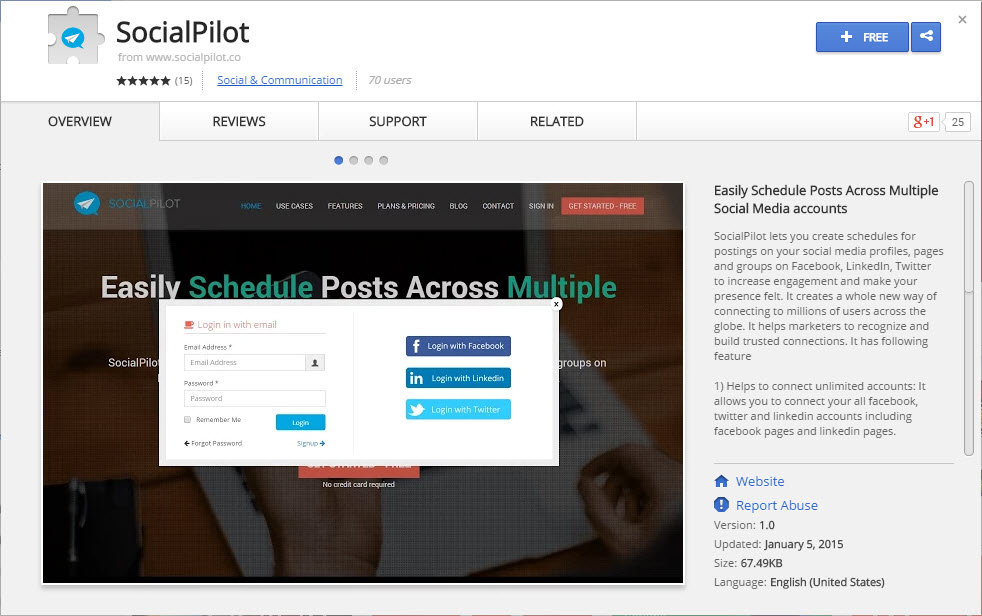 socialpilot chrome extension- socialpilot review
