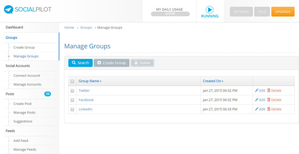 manage social media groups