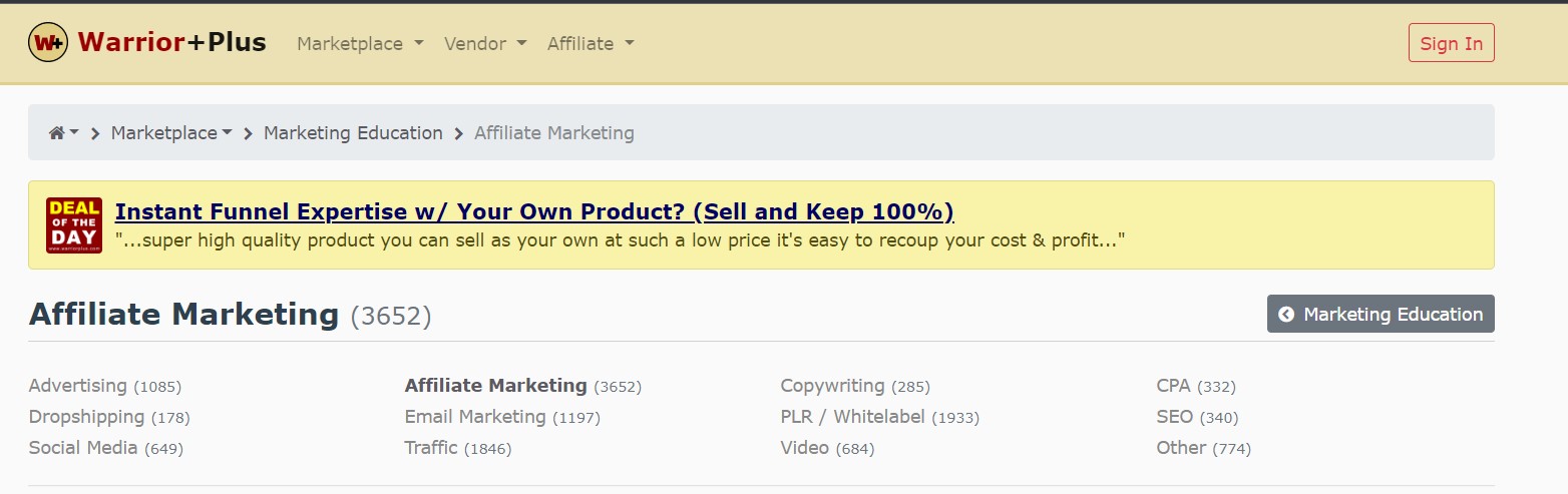 ウォリアープラスアフィリエイトプログラム