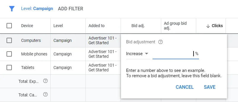 Lohnt sich Google Ads? Google Ads-Gebotsanpassungen
