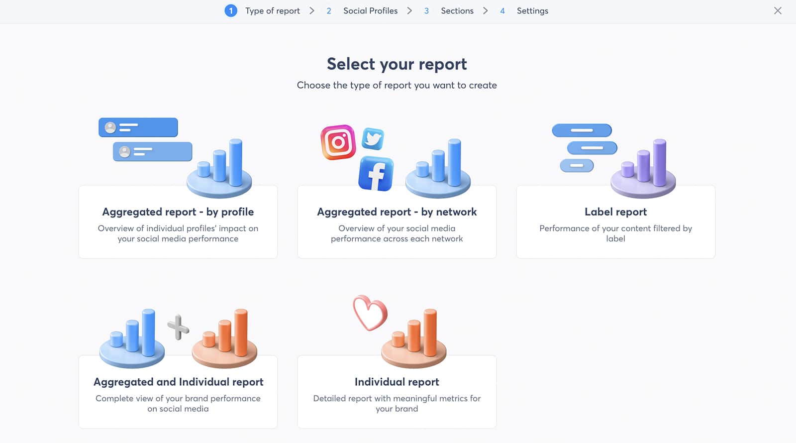 Rapporti di potenza di Agorapulse