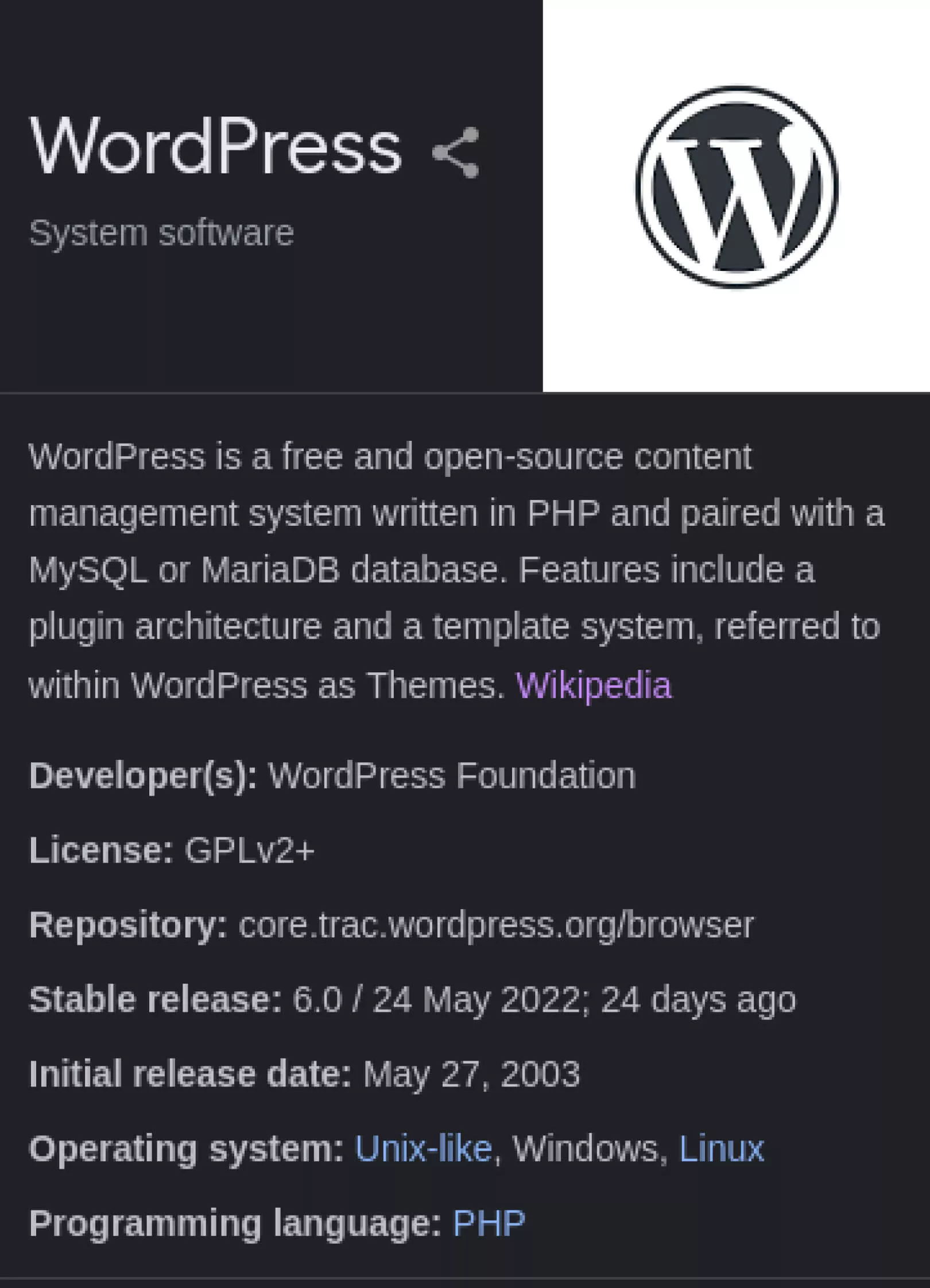 5. Panel de conocimiento