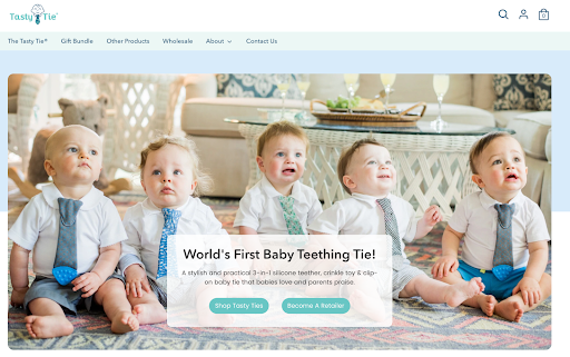 Вкусный галстук shopify store