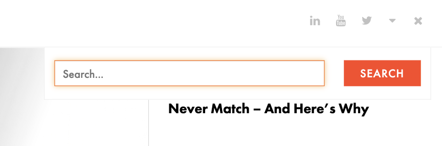 caseta de căutare la fața locului example_SEJ screenshot