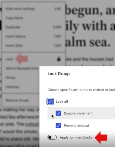 Gutenberg block modal