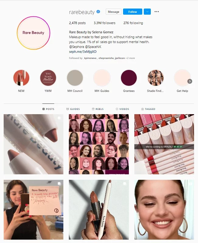 Halaman Instagram Kecantikan Langka