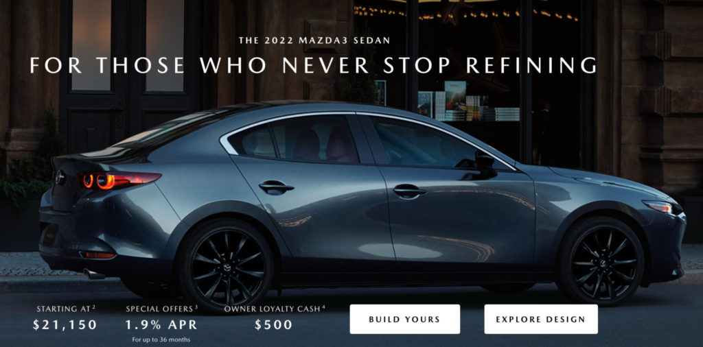 Mazda3-sedan-pricing-page의 스크린샷