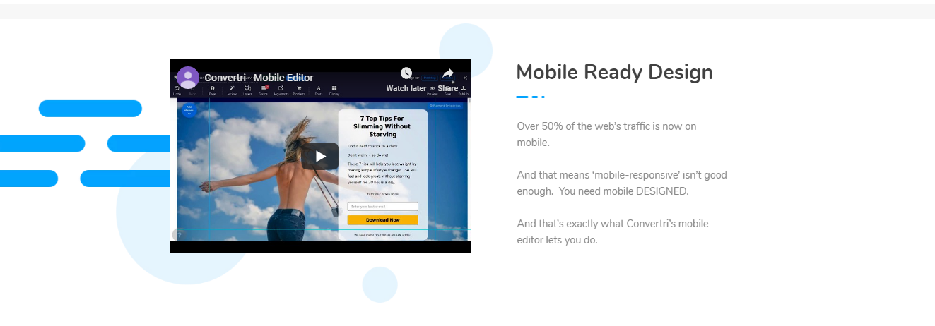 Ulasan Convertri - Desain Seluler Convertri Review - Mobile Design