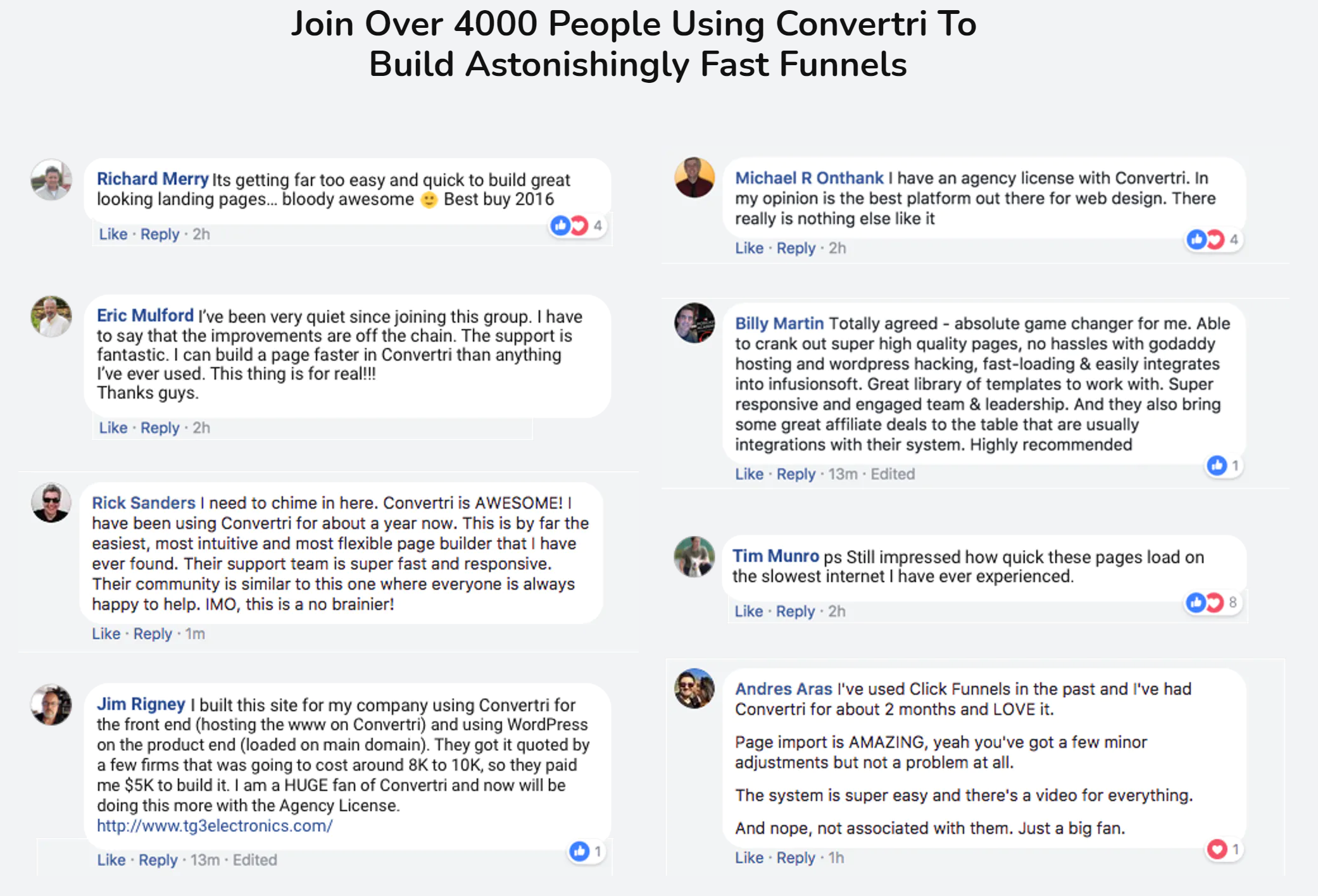 Kesaksian Convertri Convertri Testimonials