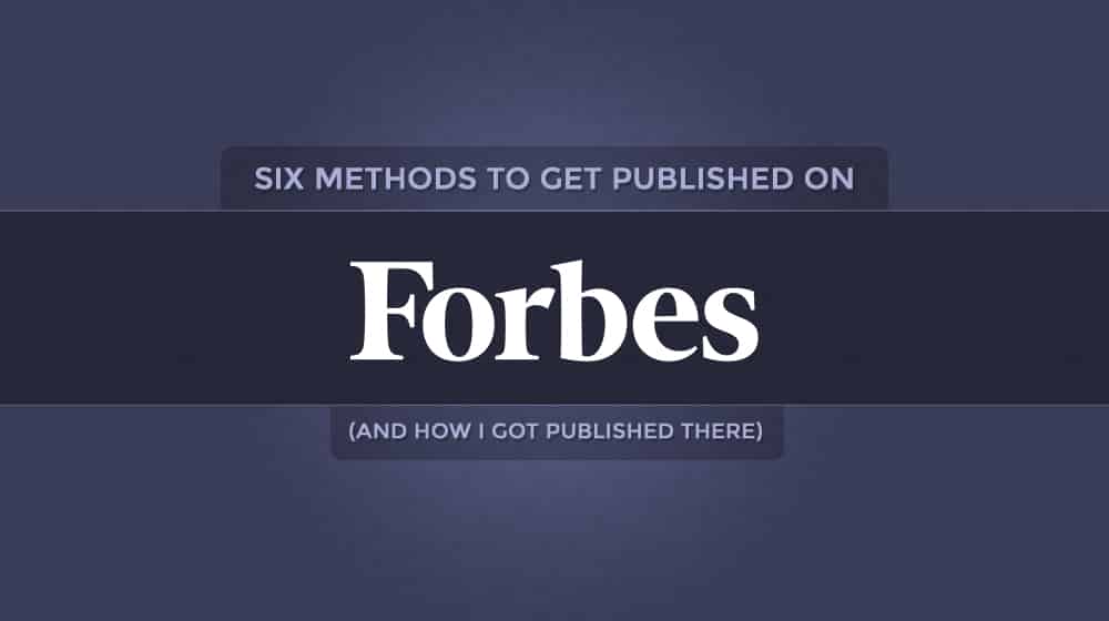 Как опубликовать гостевой пост в Forbes
