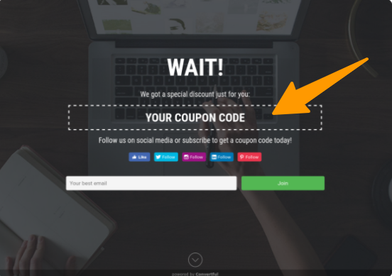 Convertful - Coupon Code