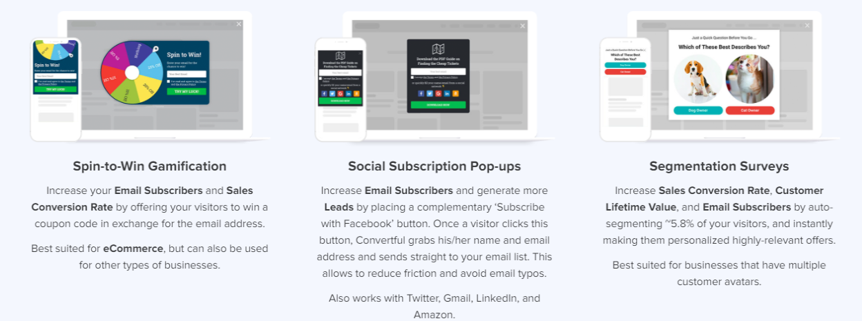 Convertful- Features