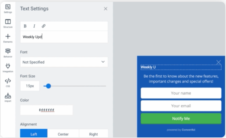 Convertful-Customization