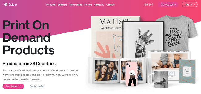 Pagina de pornire Gelato