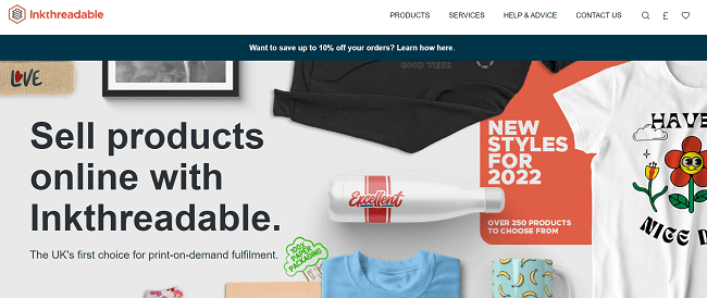 Pagina de pornire cu fire de cerneală