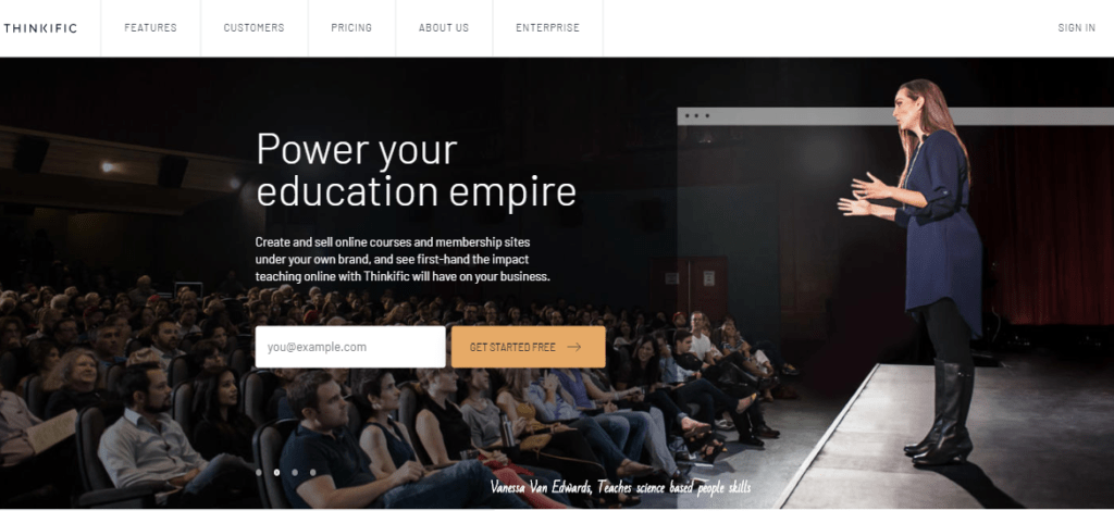 ทางเลือก Udemy - Thinkific Udemy Alternatives - Thinkific
