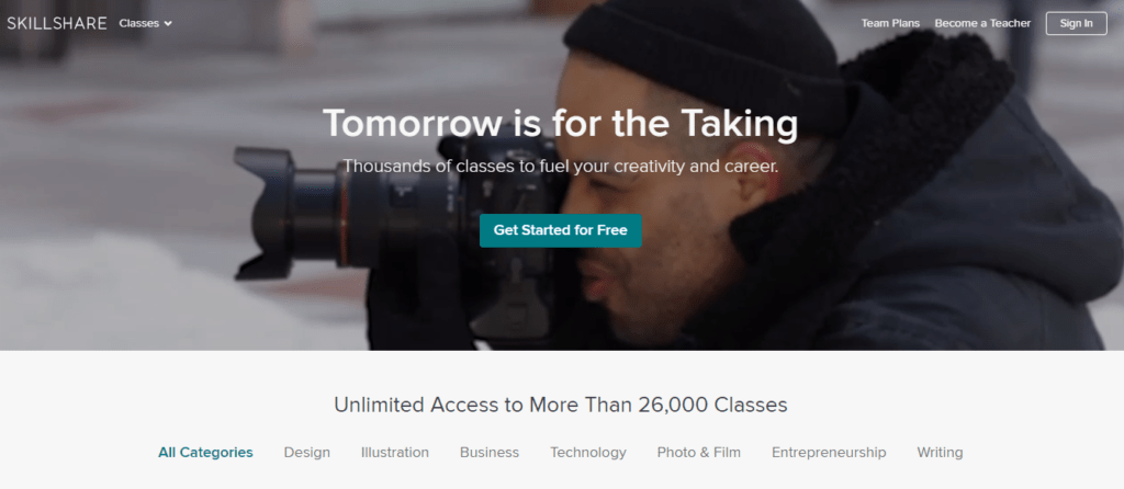 ราคาสอนได้ - Skillshare Udemy Alternatives - skillshare