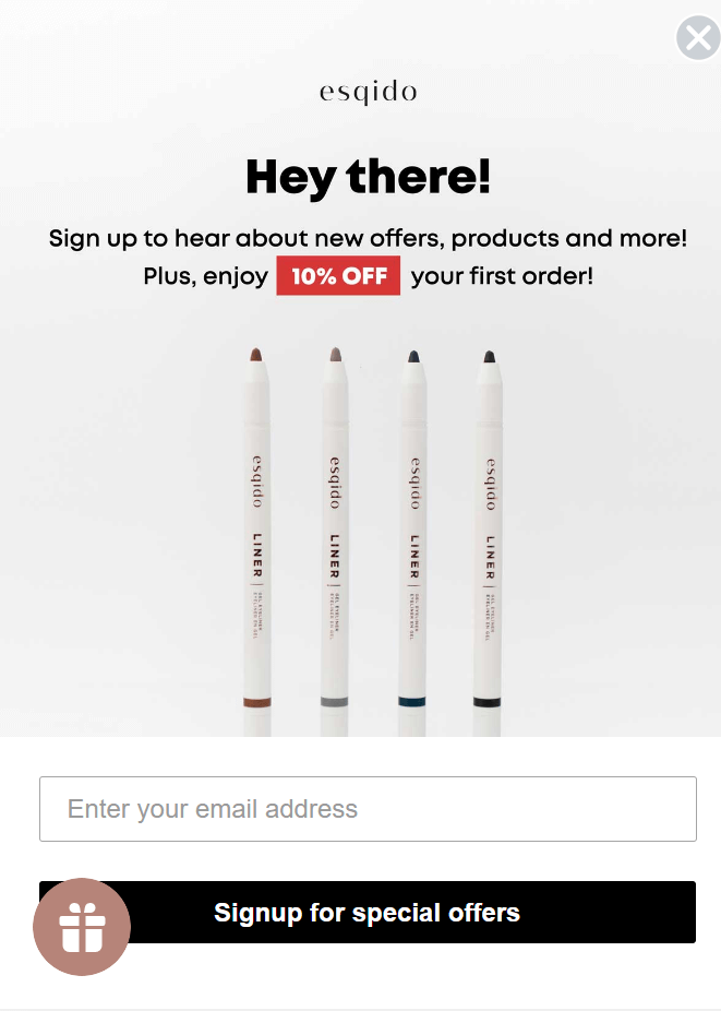 newsletter signup examples 