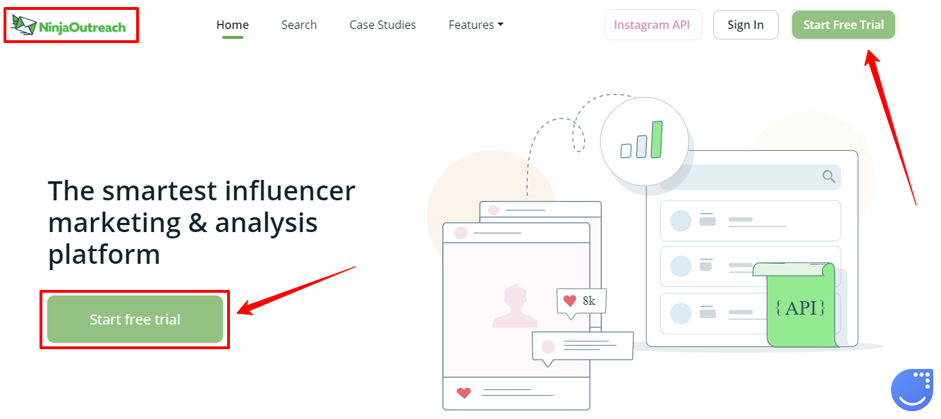 Influencer ve Blogger Pazarlama Sosyal Yardım Yazılımı NinjaOutreach