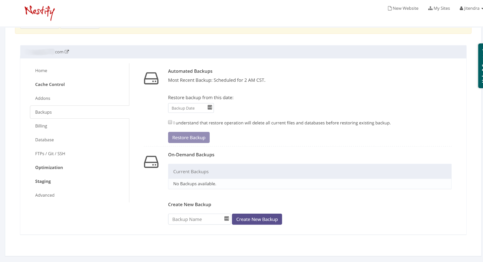 嵌套备份 Nestify Backup