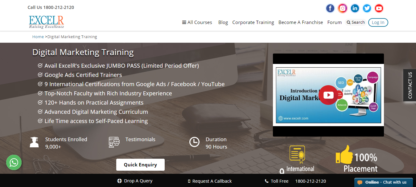 Excelr Review - digital marketing