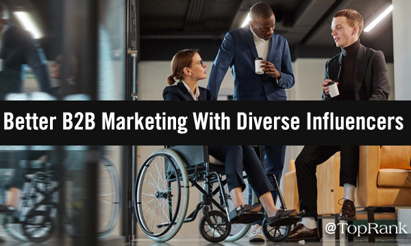 Melhor marketing B2B com diversos influenciadores imagem das pessoas