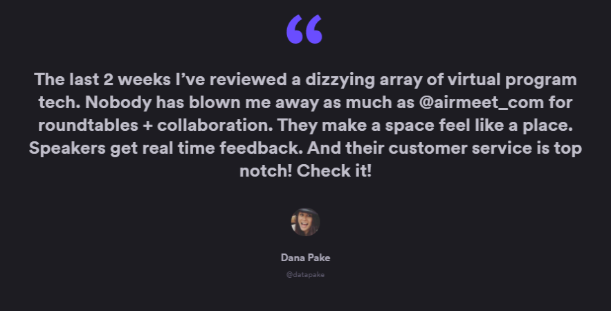 Airmeet - Plataforma de eventos virtuales Airmeet - Virtual-Events-Platform