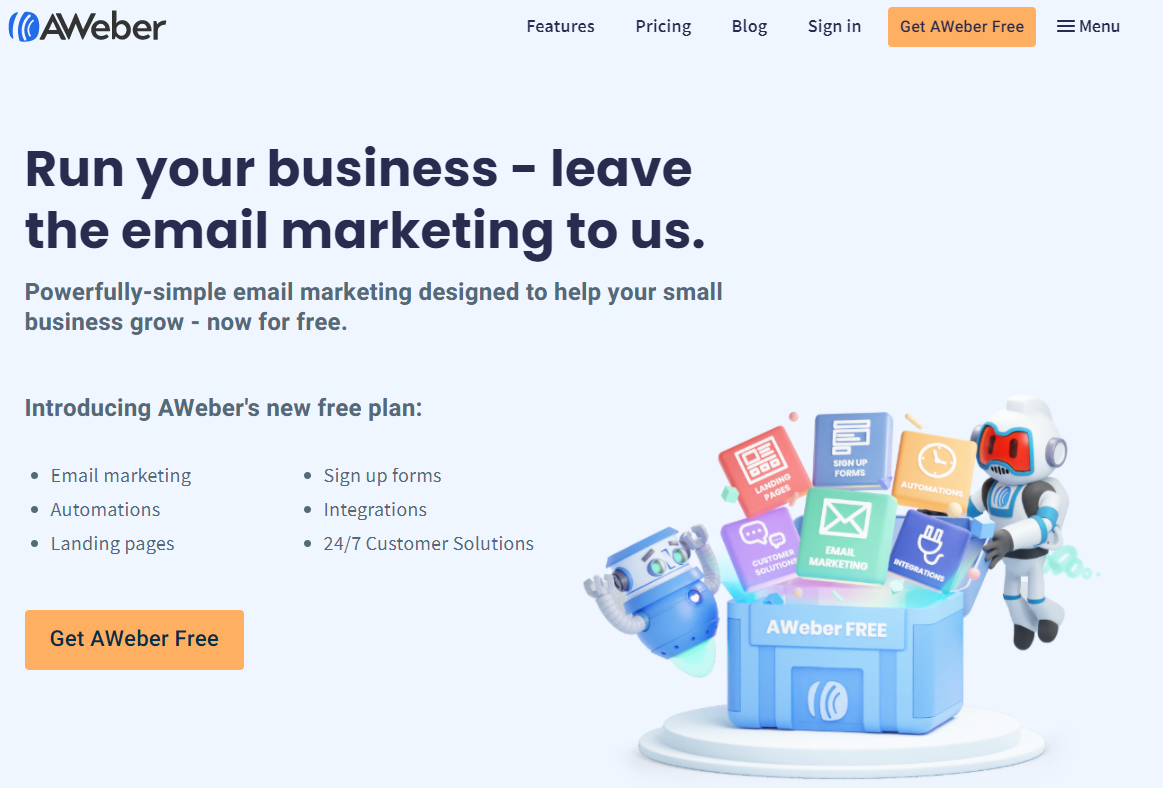 AWeber-Powerful-Simple-Email-Marketing- Übersicht