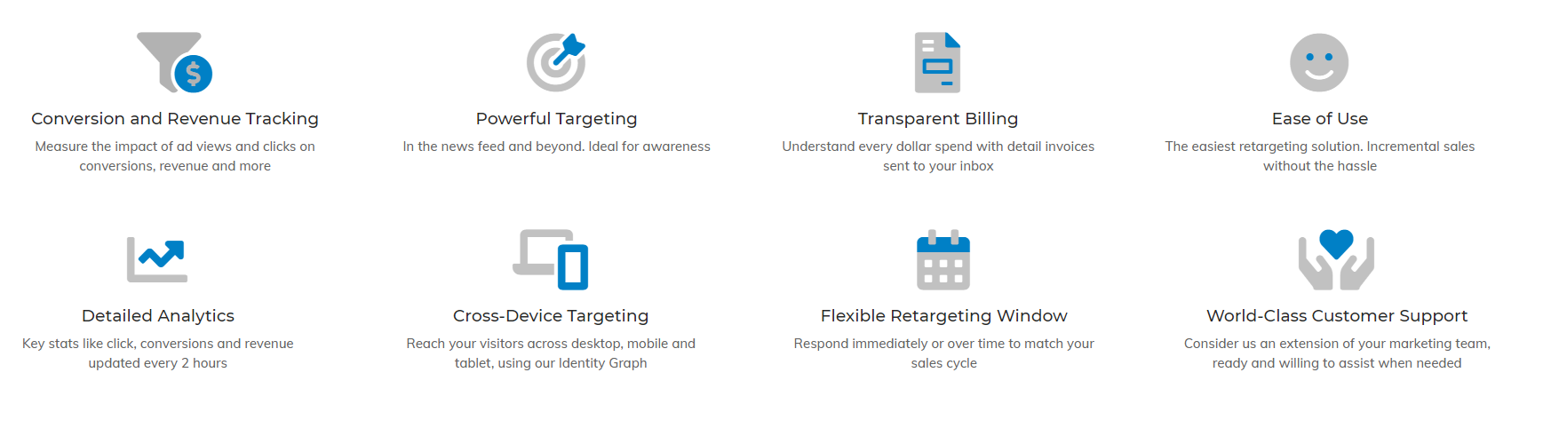 Perfect-Audience - Features