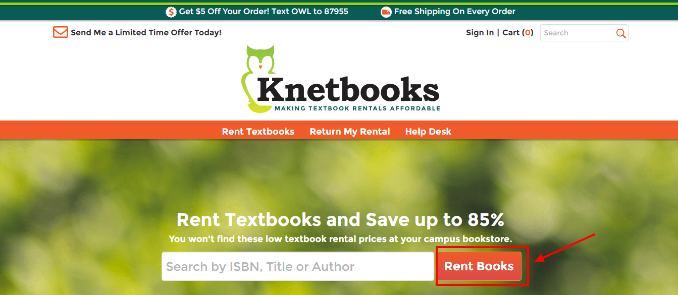 Knetbooks coupon code -textbook rentals