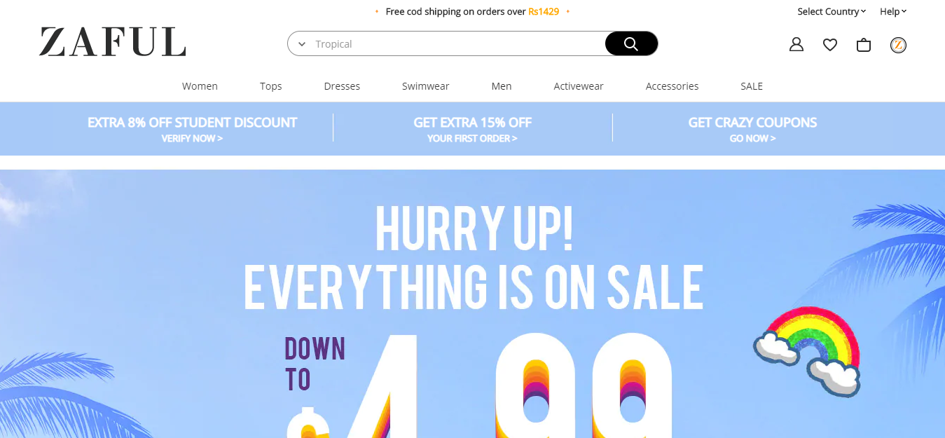 Top Chinese Wholesale Websites- Zaful