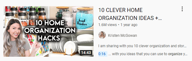 Teks pada gambar mini video YouTube