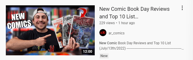 Gambar mini khusus YouTube untuk video